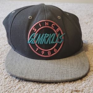 Glamour Kills snapback gray hat